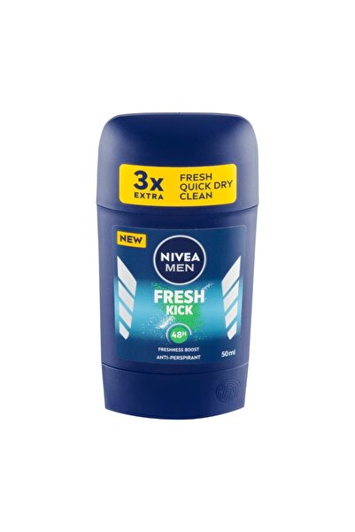 NIVEA Set of 3 x Deodorant Stick for Men, Cool Fresh Kick, 50 ml