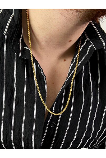Arvens Men's Gold Chain Stainless Steel Necklace Does Not Lose Color Does Not...