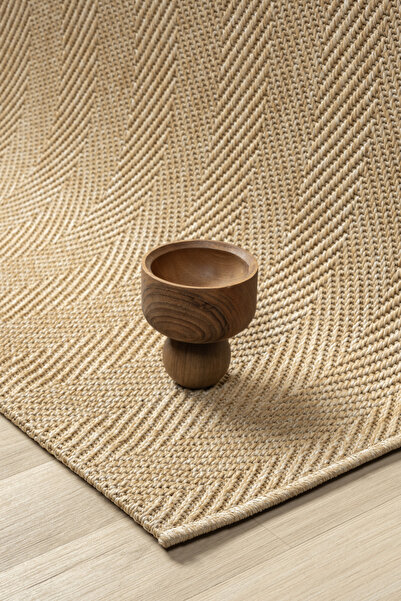 Colore Home سجادة من الجوت والسيزال ذات قاعدة غير قابلة للانزلاق بلون بيج
