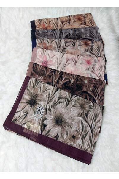 REMOMODA Flower Pattern Cotton Soft Shawl , High Quality & New Season Shawl