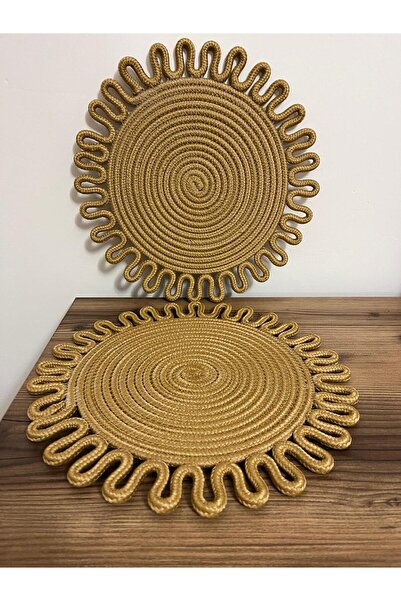 Namteks 2 Adet Jüt ,hasır ,amerikan Servisi, Supla Takımı ,tabak Altlığı ,run...