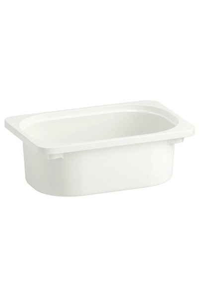 IKEA Qui̇ck 3 Plastic Storage Box 20X30X10 cm Set of 3 Organizer Box White Color Organizer