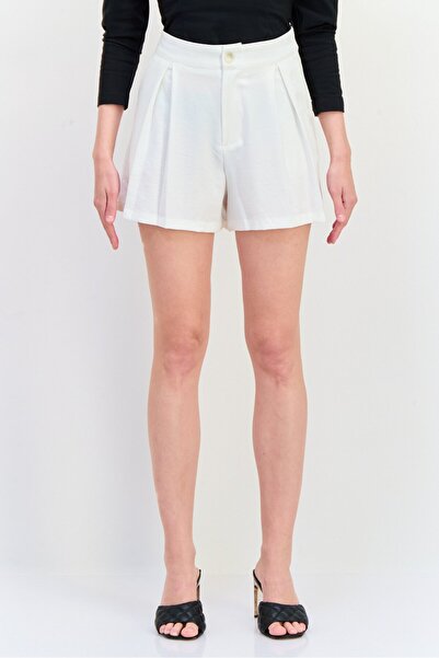Don't Call Me Jennyfer Women Solid Basic Shorts, White