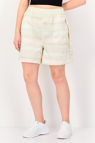 Nike Women Loose Fit Embroidered Logo Outdoor Shorts, Multicolor