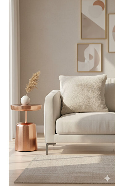 EJMEL Husă de pernă de lux, texturată, modernă, neagră, de pluș, husă decorativă pentru pernă, 45x45, păroasă, 1 buc.