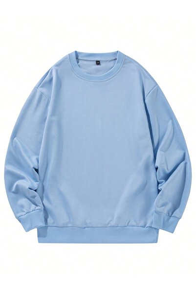 SPORTİVEA BÜYÜK BEDEN SIFIR YAKA UNİSEX SWEATSHİRT KAZAK OVERSİZE