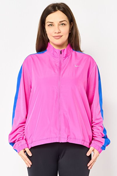 Nike Women Loose Fit Long Sleeve Training Jacket, Fuchsia