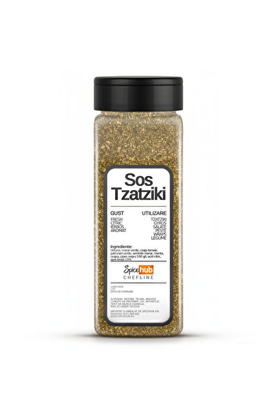 Spicehub Mix Sos Tzatziki, condiment premium pentru tzatziki, gyros si salate fresh, 450g