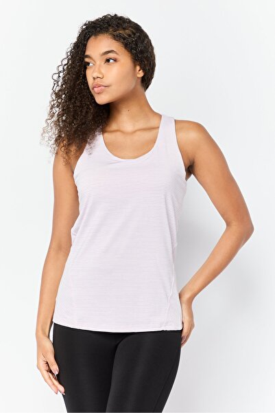 SKECHERS Women Sportswear Fit Sleeveless Padded Training Top, Pink