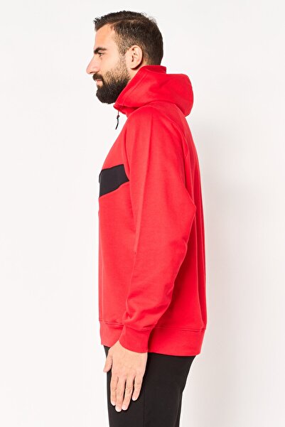Nike Men Sportswear Fit Long Sleeve Outdoor Hoodie, Red