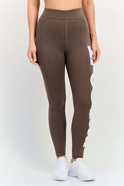 Nike Women Tight Fit Pull On Outdoor Leggings, Taupe
