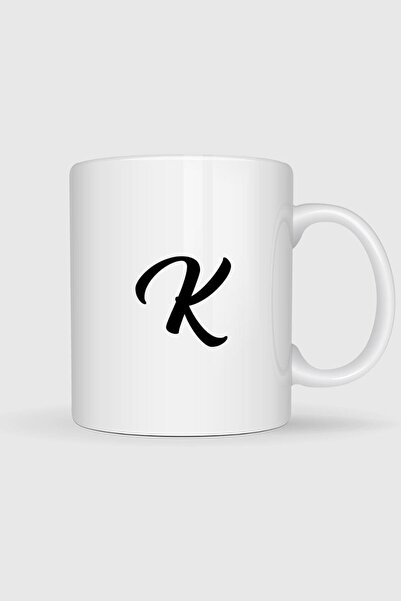 Bahriyeli Collection كوب بطبعة حرف K