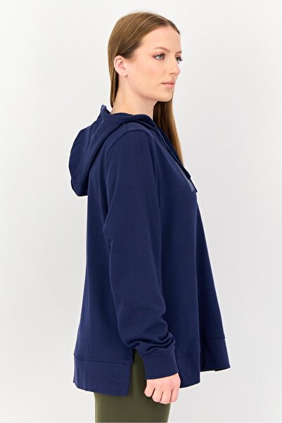 Nike Women Sportswear Fit Long Sleeve Outdoor Hoodie, Navy