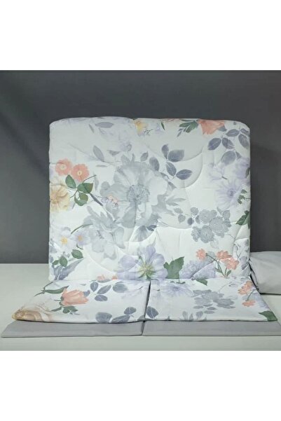 Reiashn High-waisted summer double bedspread with a floral pattern