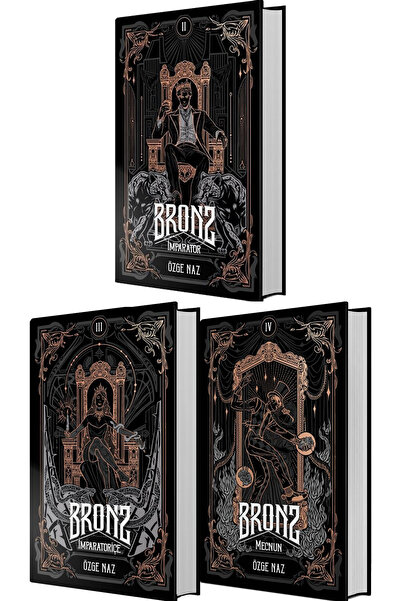 Ephesus Yayınları Bronz İmparator Bronz İmparatoriçe Bronz Mecnun Ciltli 3lü Set