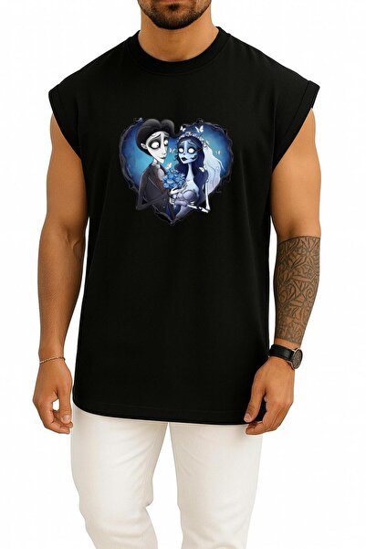 Bahriyeli Collection supradimensionat Corpse Bride Bust cu imprimeu Atlet