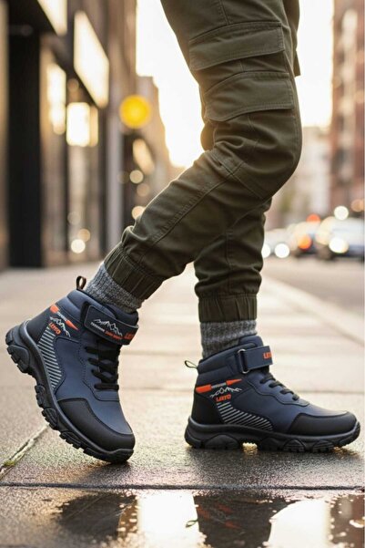 HİGHRUN Unisex Çocuk Suya ve Soğuğa Dayanıklı Kışlık Bot