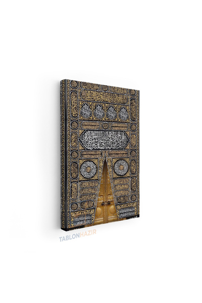 tablonhazır Dikey Kanvas Tablo Salon Duvar Tablosu Kabe Kapısı Yeni Ev Hediye...