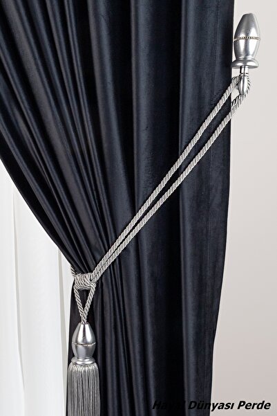 Hayal Dünyası Set de brațe decorative din lemn Renso pentru draperii, accesor...