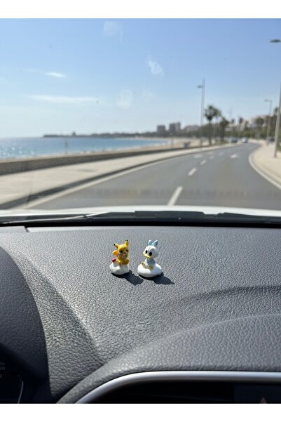 senfida Donal duck ve pikachu torpido süsü 2 adet mini figür torpido aksesuar