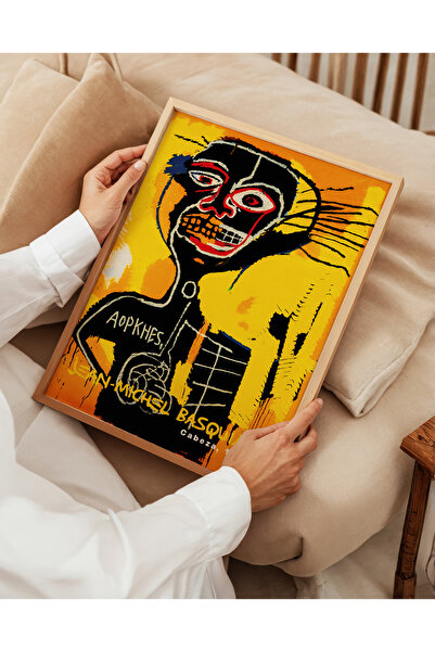 ARTHOUSECOLLECTIVE Jean-Michel Basquiat Poster - Painting Dimensions Frameless Poster
