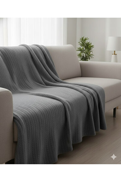 Alpateks Home Modern %100 Pamuklu Örgü Kumaş Koltuk&Çekyat Örtüsü 170 x 240cm...
