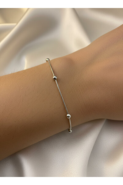 GKCBijoux 316L Çelik Gümüş Renk Dorika Toplu İtalyan Yılan Zincir Bileklik