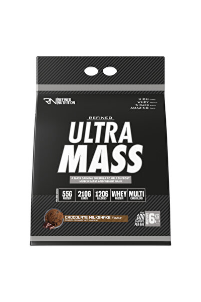 Refined Nutrition Ultra Mass 6kg – Chocolate Milkshake | Powerful Muscle Mass Gainer for Strength