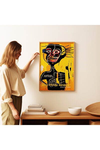 ARTHOUSECOLLECTIVE Jean-Michel Basquiat Poster - Painting Dimensions Frameless Poster