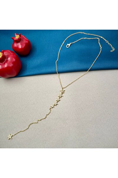 Opia Takı & Aksesuar Gold Star Y Necklace