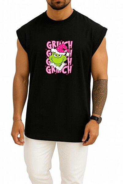 Bahriyeli Collection supradimensionat Grinch Chest cu imprimeu Atlet