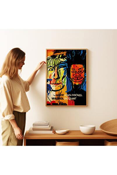 ARTHOUSECOLLECTIVE Jean-Michel Basquiat Poster - Painting Dimensions Frameless Poster