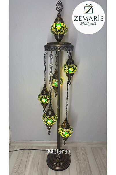 ZEM ARİS HEDİYELİK El Yapımı Otantik Mozaik Lambader 6'Lı