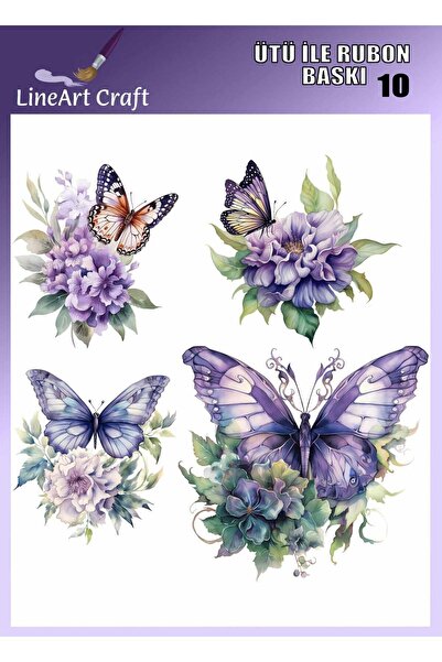 LİNEART Hârtie de transfer pentru imprimare prin călcare Rubon Nr.: RB10-30x30cm