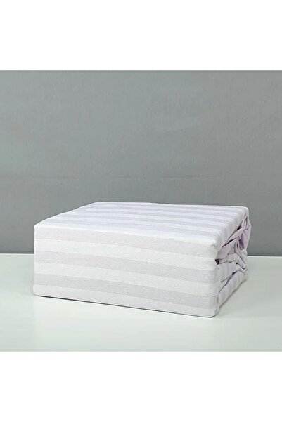 Reiashn Hotel-style striped duvet cover, purple summer color, single and a half size