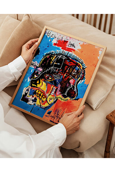 ARTHOUSECOLLECTIVE Jean-Michel Basquiat Poster - Painting Dimensions Frameless Poster