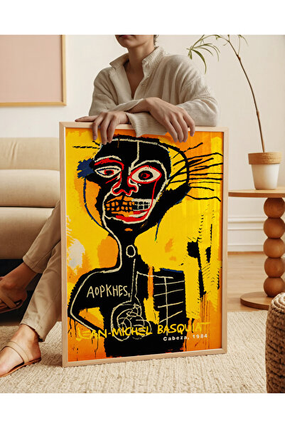 ARTHOUSECOLLECTIVE Jean-Michel Basquiat Poster - Painting Dimensions Frameless Poster