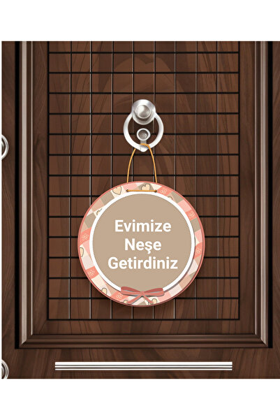 M&H Quality "Doneo si radost u naš dom" Ukrasna MDF vrata | 22,5 cm | Dekorat...