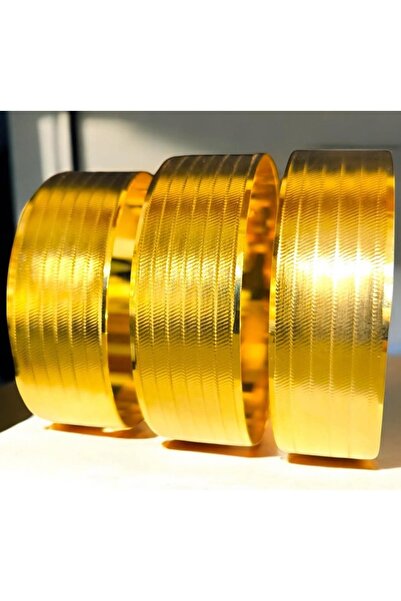 PREMİUM MERKEZ 22 ayar altın kaplama 1,5 cm' lik bilezik