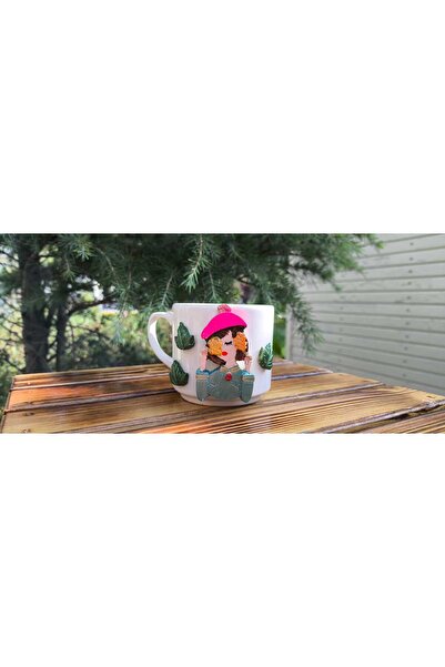 e&e süs dükkanı Autumn Themed Mug Model