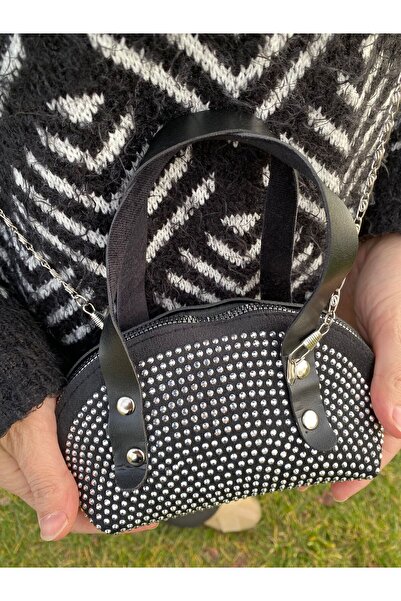 LUMIÈRE kadın Orta Boy Taşlı Kadın Omuz & Kol Çantası