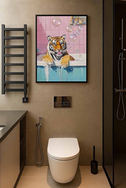 Koi Art Design Tablou imprimat UV de înaltă calitate, cu tematică animale, în...