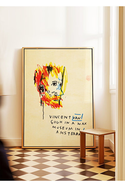 ARTHOUSECOLLECTIVE Jean-Michel Basquiat Poster - Painting Dimensions Frameless Poster
