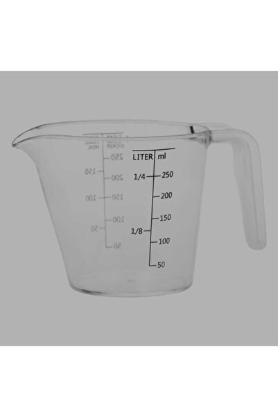 OEM Transparent plastic measuring cup 250ml