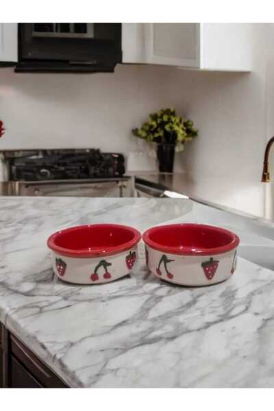 DERAS TEAM Cherry Sauce Bowl 6 Pieces Set