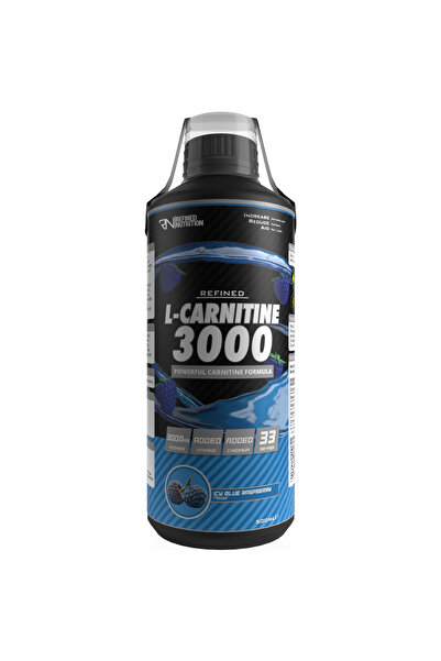 Refined Nutrition إل-كارنيتين ٣٠٠٠ مجم ٥٠٠ مل - توت أزرق جليدي ٤٨