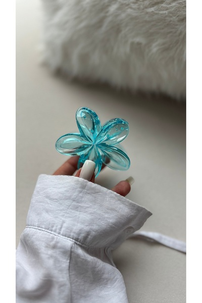 YOYYO Transparent Lotus Hairpin Floral Model Hairpin Women's Hairpin Accessory