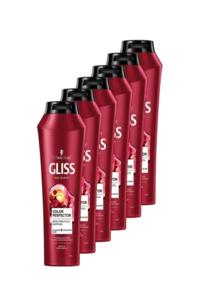Gliss Color Perfector Şampuan 500 ml X 6 Adet