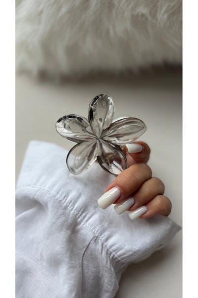 YOYYO Transparent Lotus Hairpin Floral Model Hairpin Women's Hairpin Accessory