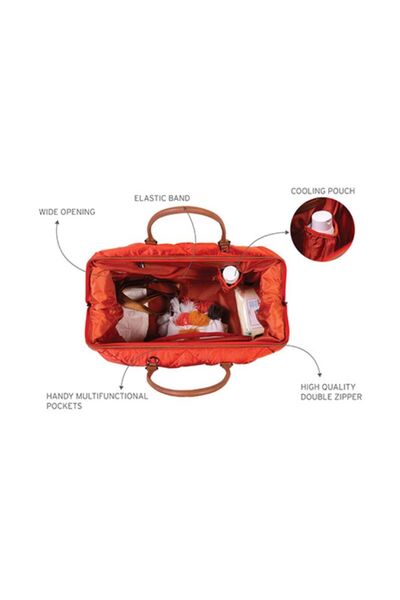 CHILDHOME Mommy Bag Puffered Red